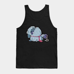 Tired Coffee Monster Tank Top